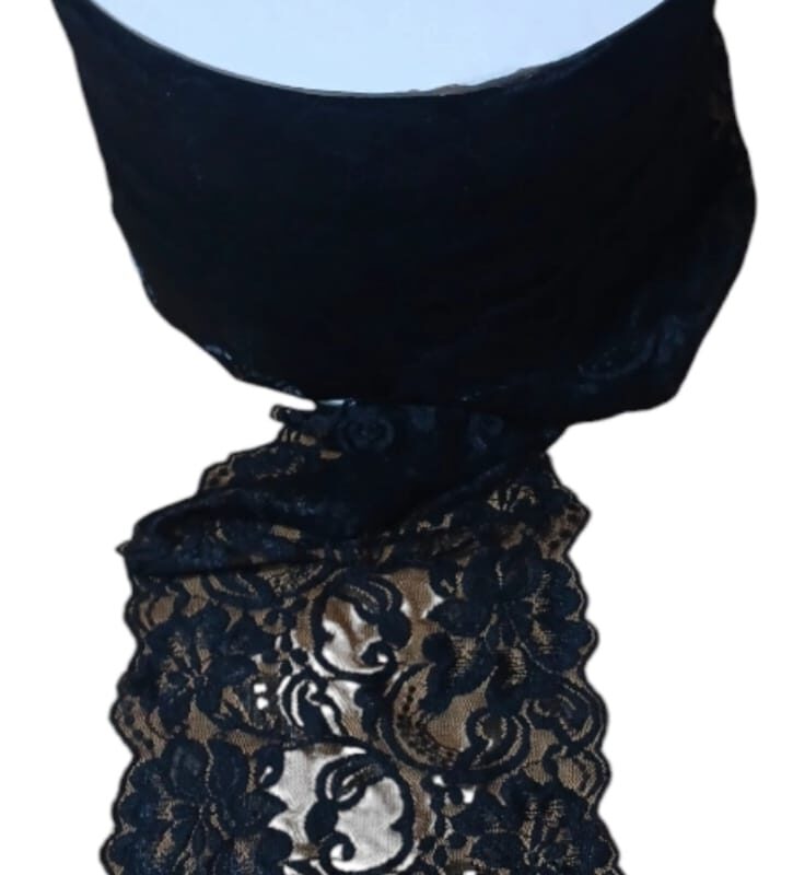 puntillas elastizadas 17/18cm ancho por 10 metros