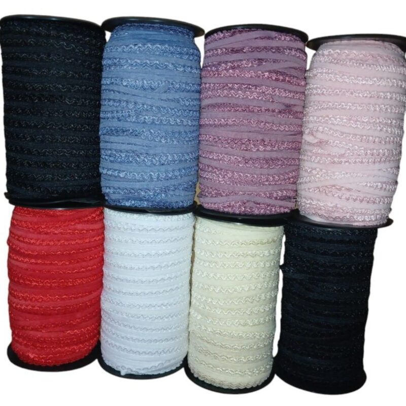 Picot Bombachero Varios Colores En Rollos 10metros !!